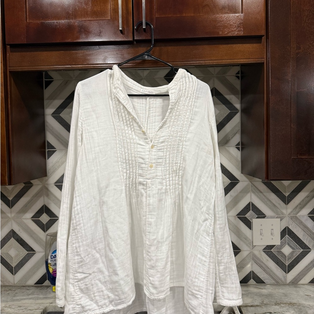 Free People x cp shades White mini dress/top